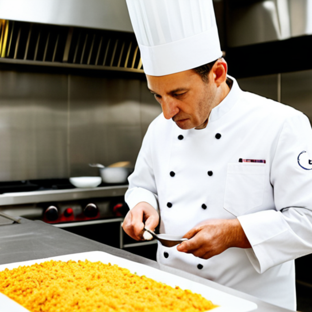 MVP 개발의 단계별 체크리스트 - **Image Prompt 1: The Culinary MVP Analogy**
    A skilled chef, mid-40s, with a focused expression ...