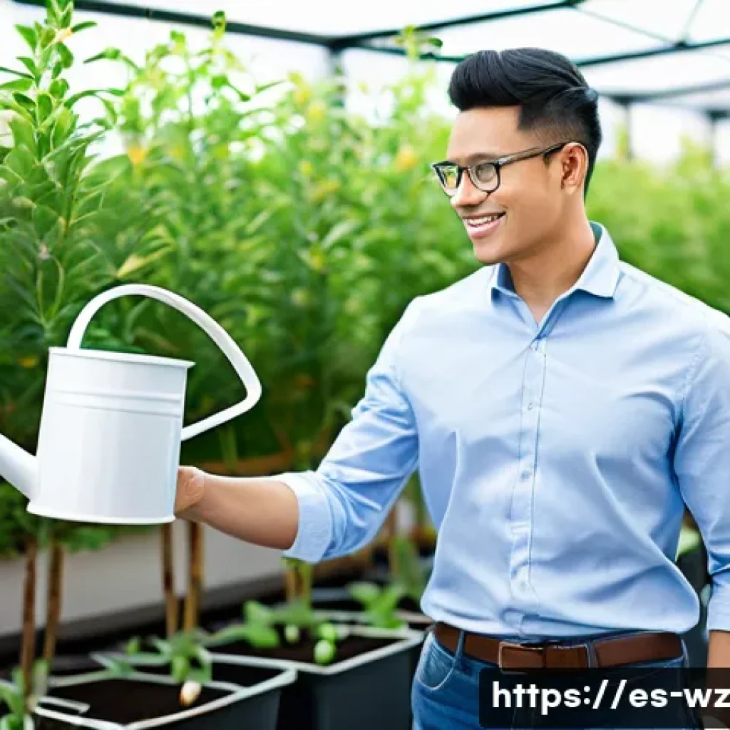 MVP 포트폴리오 관리 방법 - **"The Entrepreneur's Thriving Innovation Garden"**
A vibrant, diverse garden at the golden hour...